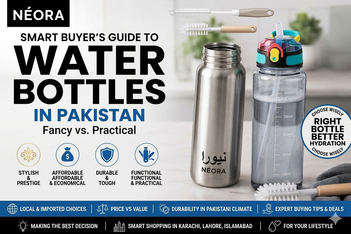 Fancy Water Bottle or Practical Water Bottle? Here's What Smart Buyers in Pakistan Choose
